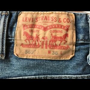 Levis blue Jean shorts